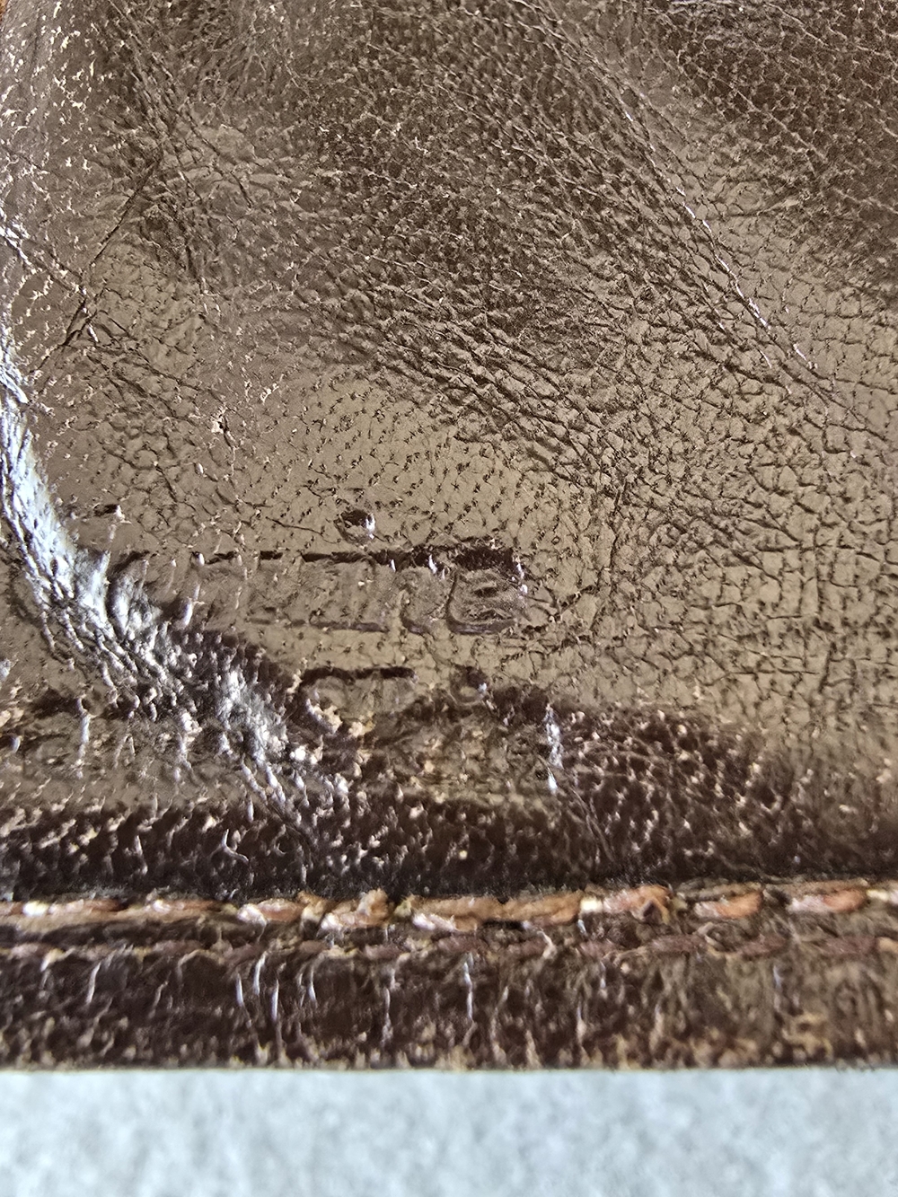 VTG Genuine Snakeskin Bifold Men Wallet Brown  Credit Card ID Window lambskin - Picture 5 of 5